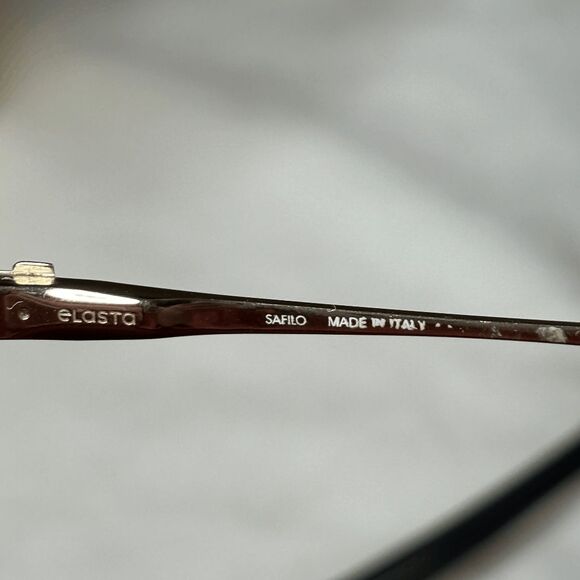 Emozioni Safilo Elasta EM4362 Gold Eyeglasses Frame Only Italy Nice Glasses - Picture 7 of 9